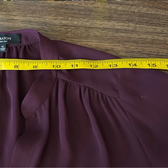 Babaton Deep Burgundy Long Sleeve Dress Size XS - Picture 8 of 13